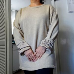 100% Cashmere Crewneck Sweatshirt - Cashmeres